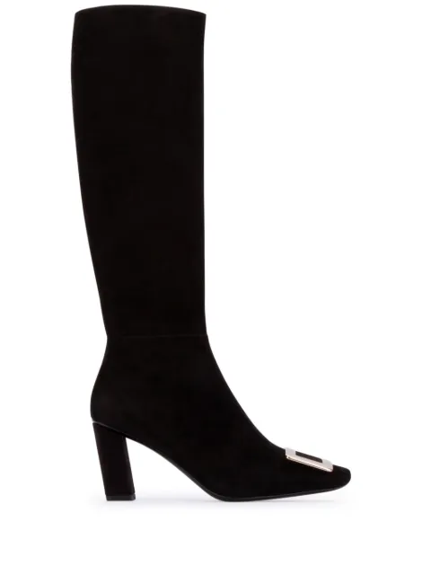 Roger Vivier 75mm Belle Vivier boots Black RVW71336000HR0