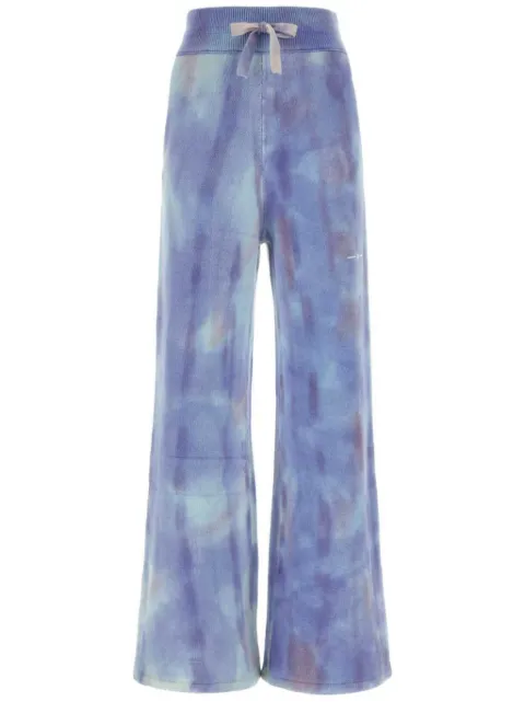 AMIRI tie-dye wide-leg track pants Blue PS23WKP002