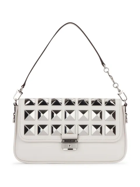 Michael Michael Kors stud-embellished shoulder bag White 30H1S2BL0L