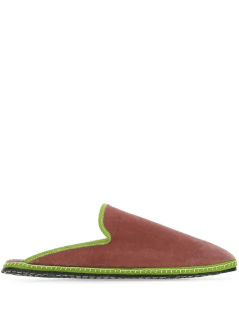 Vibi Venezia velvet slippers Pink WPERSSA37VV10