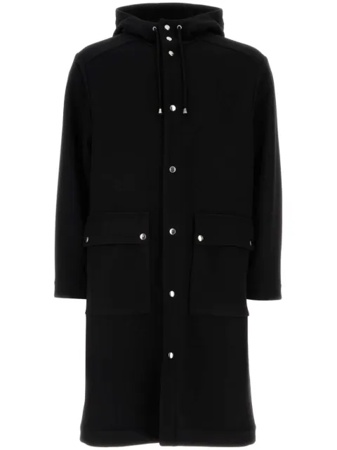ASPESI drawstring buttoned parka Black W36G601V549