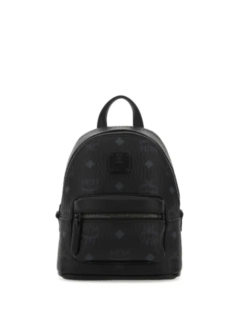 MCM logo-print backpack Black MMRCAVE01