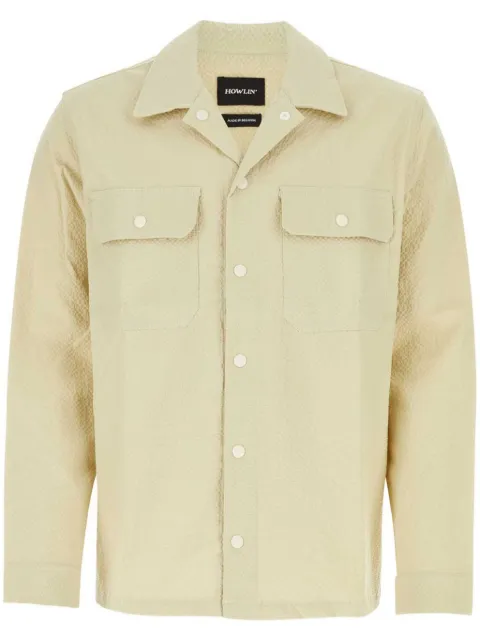 Howlin' pockets-detail shirt Neutrals MAGICWORKSHIRT