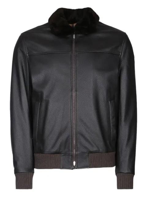 Cesare Attolini zip-fastening jacket Brown LT222F06