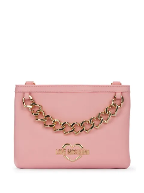 Love Moschino logo-plaque tote bag Pink JC4198PP1ELK0