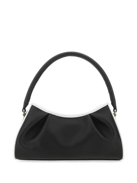 Elleme Dimple Moon leather shoulder bag Black DIMPLE