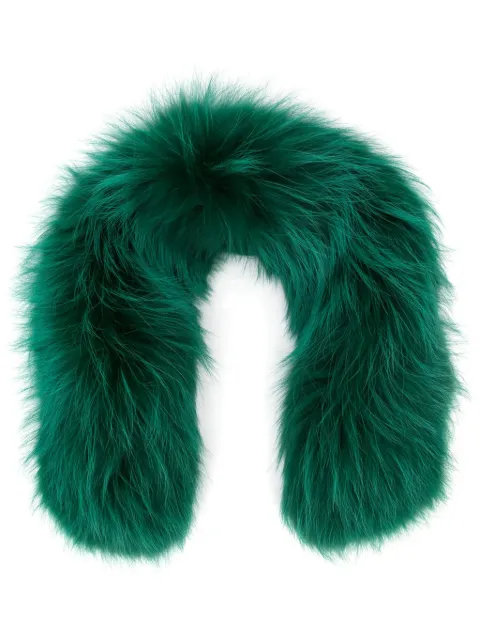 Mr & Mrs Italy faux-fur scarf Green CL001XM0URMU