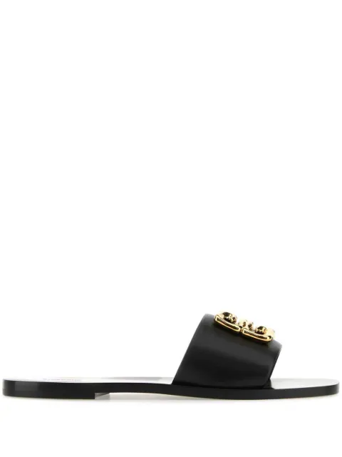 Givenchy 4G Baroque leather slides Black BE3090E25Q