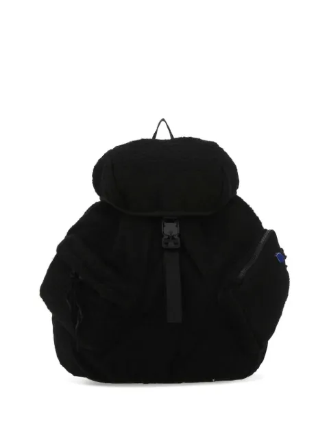 Ader Error bouclé backpack Black AW21BKAFWBP03BK
