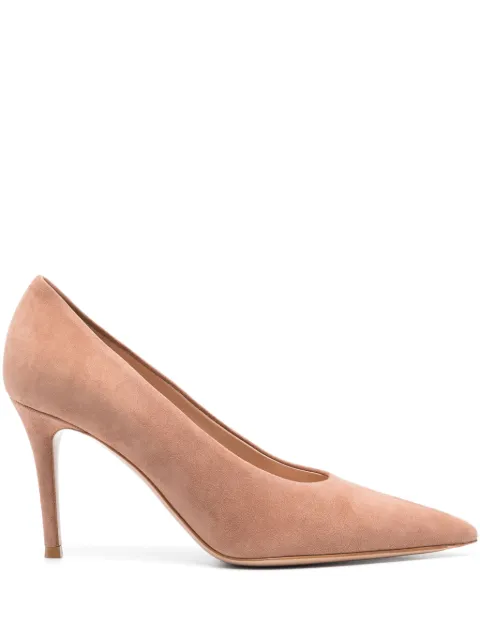Gianvito Rossi 85mm Robbie pumps Neutrals G2227785RICCAM