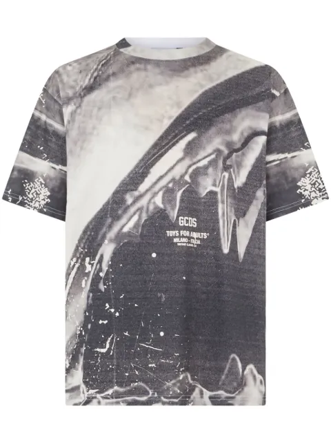 GCDS Morso oversized t-shirt Grey A2CM2313JF3
