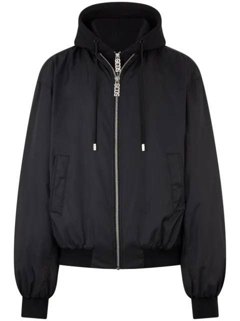 GCDS hooded bomber jacket Black A2CM0900TG1