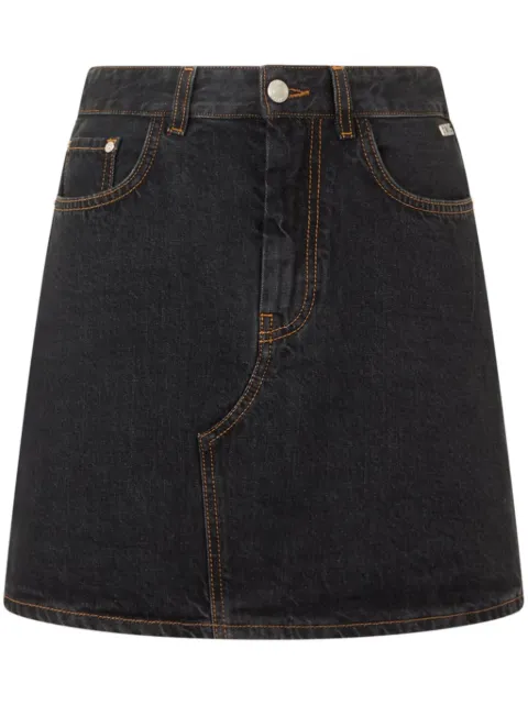 GCDS Chocker denim skirt Black A2OW3200DA0