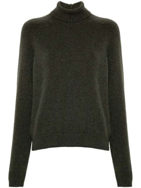 FENDI logo-embroidered sweater Green FZXC46ASJJ