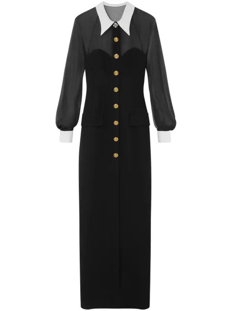 Versace silk maxi dress Black 10166871A12297