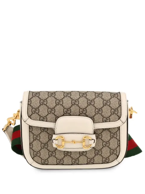 Gucci Pre-Owned Horsebit 1955 mini shoulder bag Brown 410930
