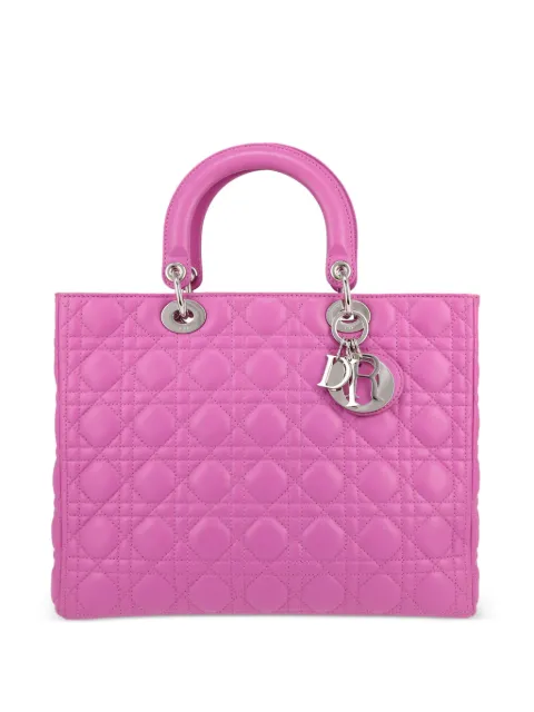Christian Dior Pre-Owned Lady Dior handbag Pink 410695