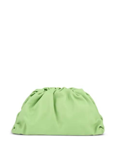 Bottega Veneta Pre-Owned Pouch leather clutch Green 407044