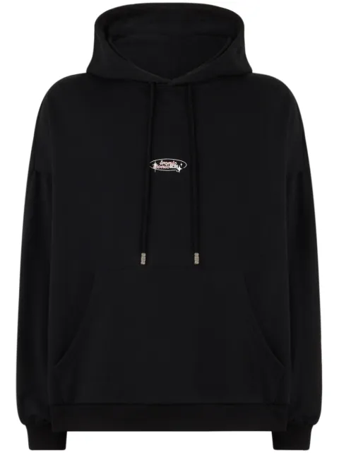 GCDS Spikey Dice hoodie Black A2OM1910JB4