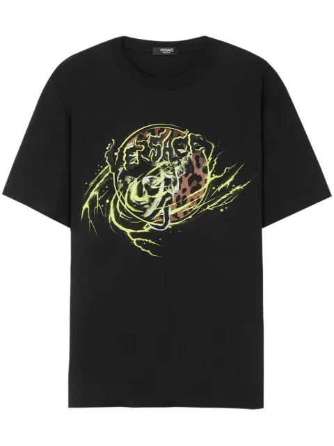 Versace Medusa Punk T-Shirt Black 10133021A12451