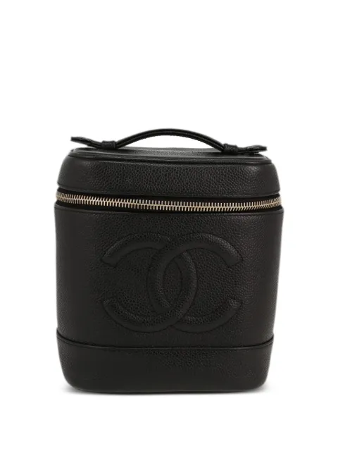 CHANEL Pre-Owned 2003 Vanity tote bag Black 410471
