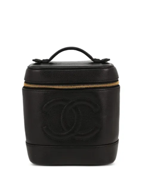 CHANEL Pre-Owned 2005 Vanity tote bag Black 410178