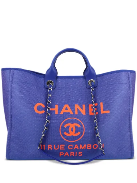 CHANEL Pre-Owned 2023 Deauville tote bag Blue 405598
