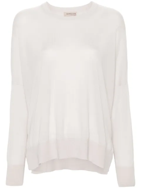 Blanca Vita fine-knit sweater Pink 4323014730
