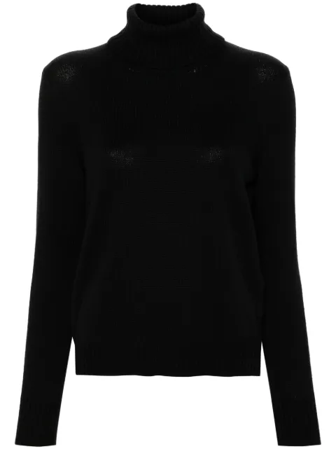 Blanca Vita ribbed-knit sweater Black 1320314200