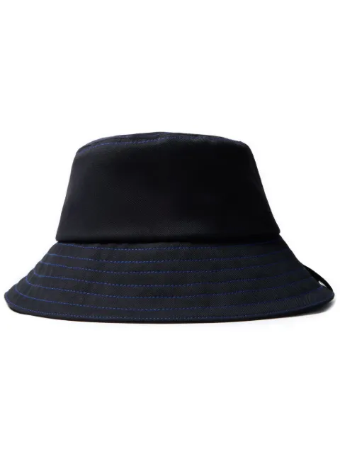 Sunnei logo-tag bucket hat Blue ACCXSAC007PLY0530097DARKBLUE