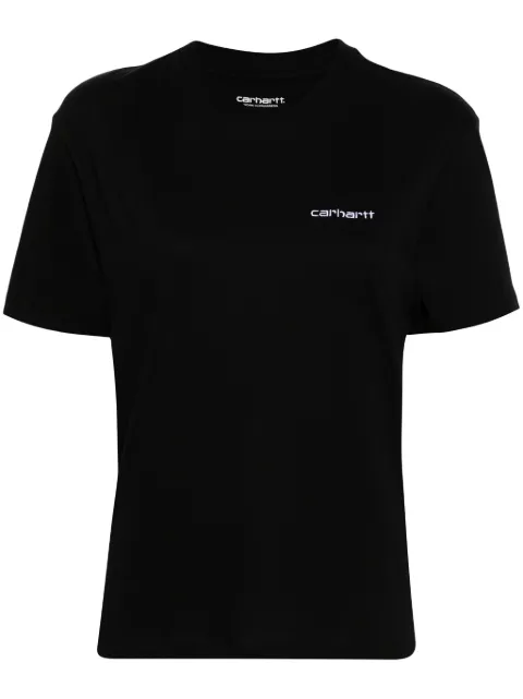Carhartt WIP Script embroidery T-shirt Black I032293