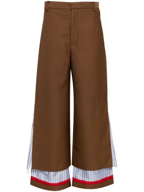 Undercover Kasane pants Brown UP2D1508
