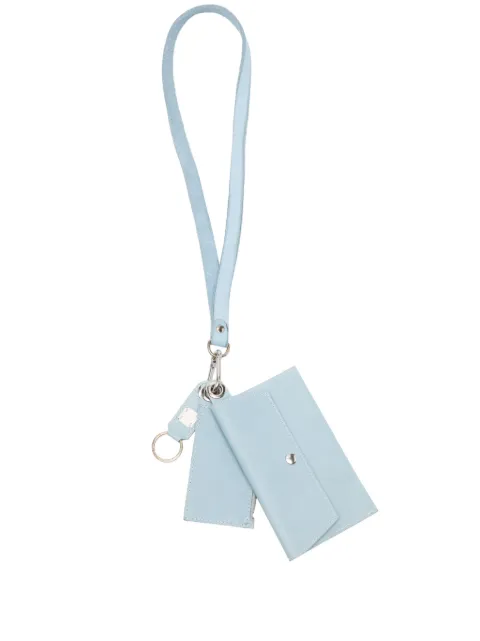 Guidi RV00 leather clutch Blue RV00CO158T