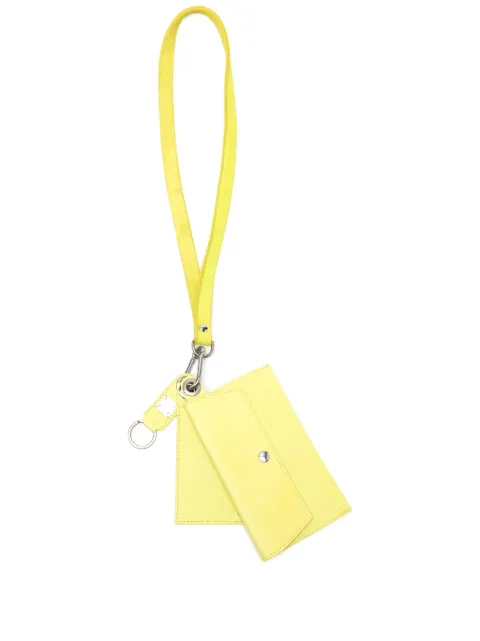Guidi RV00 leather clutch Yellow RV00CO157T