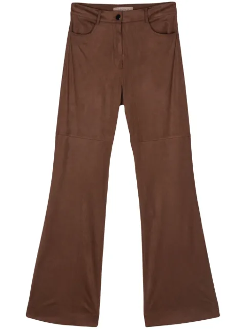 D.Exterior flared pants Brown 59763
