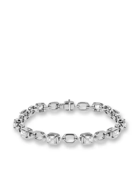Pragnell 18kt white gold Skimming Stone diamond bracelet Silver 1101225