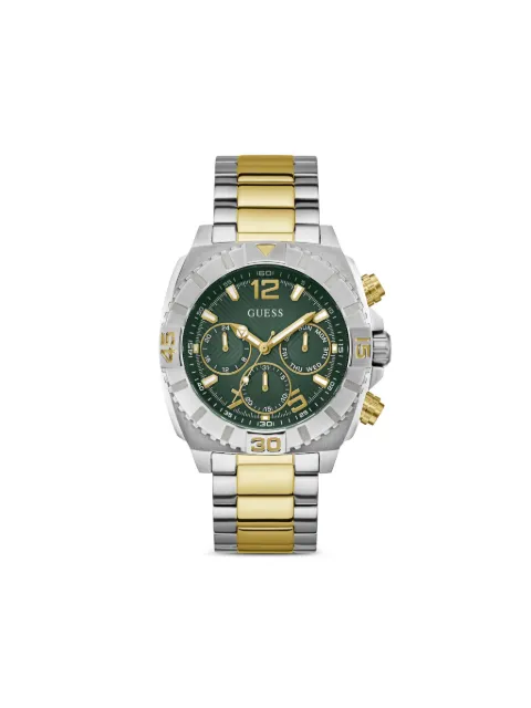 GUESS USA two-two 44mm watch Green GW0800G1