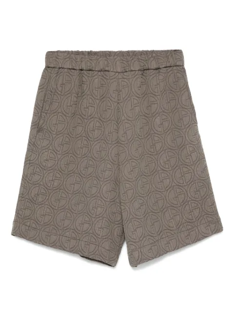 Giorgio Armani Interlock-monogram Bermuda shorts Grey GM000018TE10137