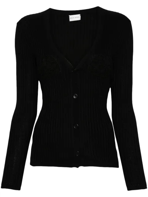 Magda Butrym crochet-bra cardigan Black PF24KNITWEAR08CARDIGAN