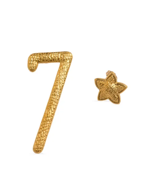 Natia X Lako Number 7 earrings Gold MNB07