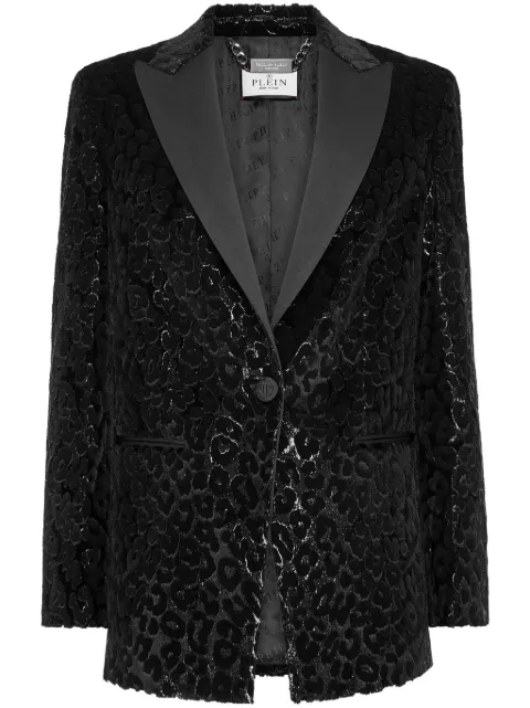 Philipp Plein velvet blazer Black AADCWRF0691PTE086N
