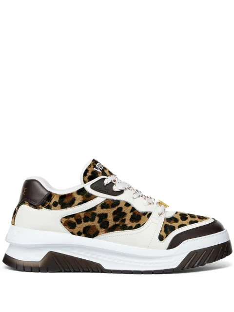 Versace Odissea leopard-print sneakers White 10154371A12173