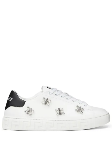 Versace Crystal Greca sneakers White 10135681A12463