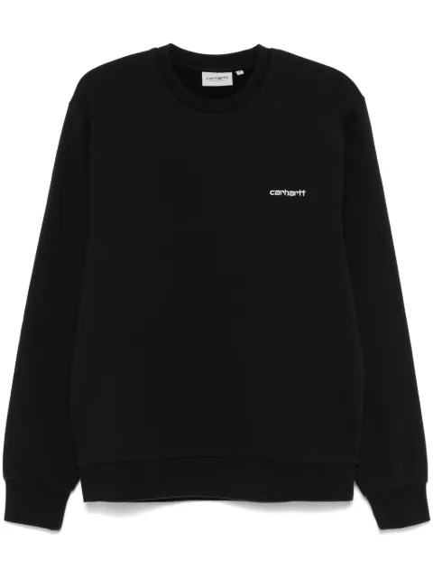 Carhartt WIP Script Embroidery sweatshirt Black I033657