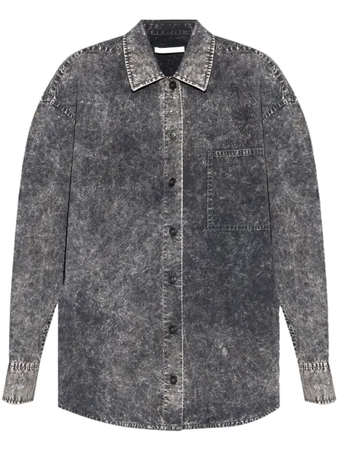 Alexander Wang acid-wash shirt Grey 4WC3241409