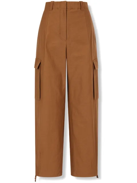 TOMBOY straight-leg cargo trousers Brown 9104331823
