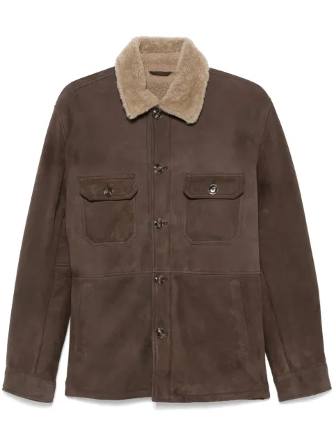 Barba suede jacket Brown CAMICIA43700
