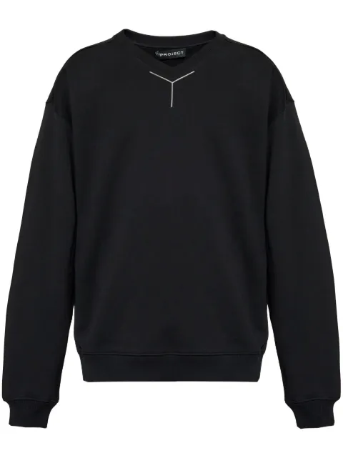 Y/Project logo-plaque jumper Black 204SH004J148