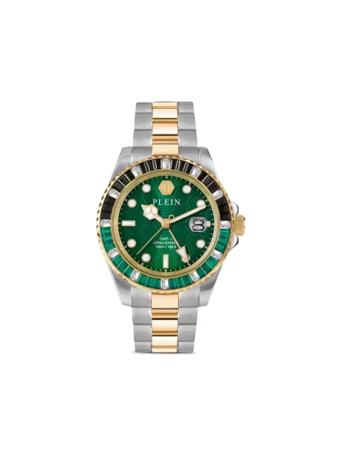 Philipp Plein GMT-I Challenger Baguettes 44mm Green PWPZA0224