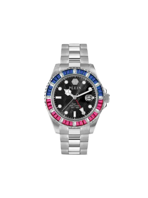 Philipp Plein GMT-I Challenger Baguettes 44mm Black PWPZA0124